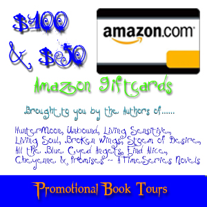 #WIN Amazon Giftcards! Promotional Book Tour Event