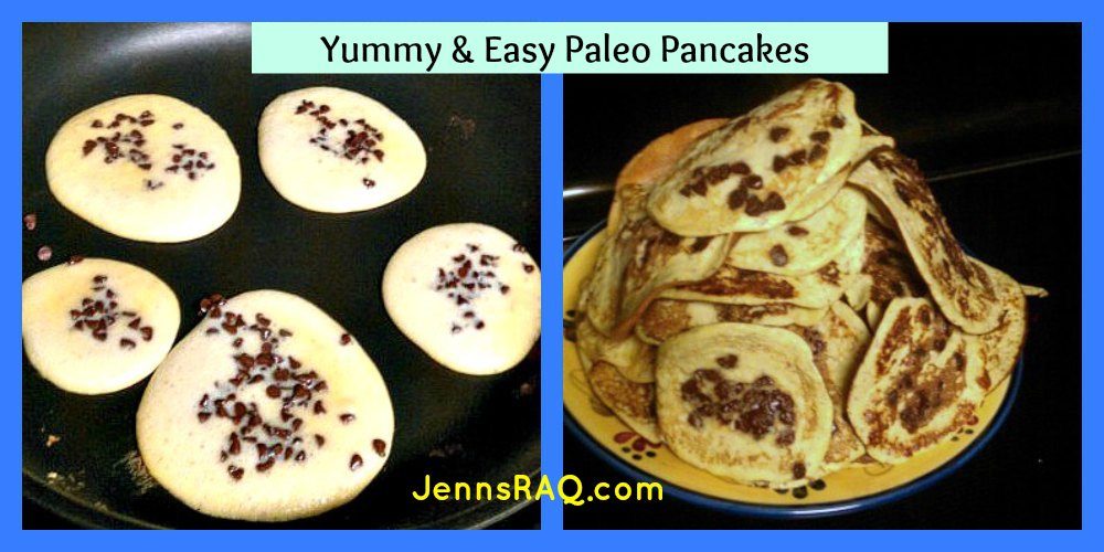 Chocolate Chip Paleo Pancakes