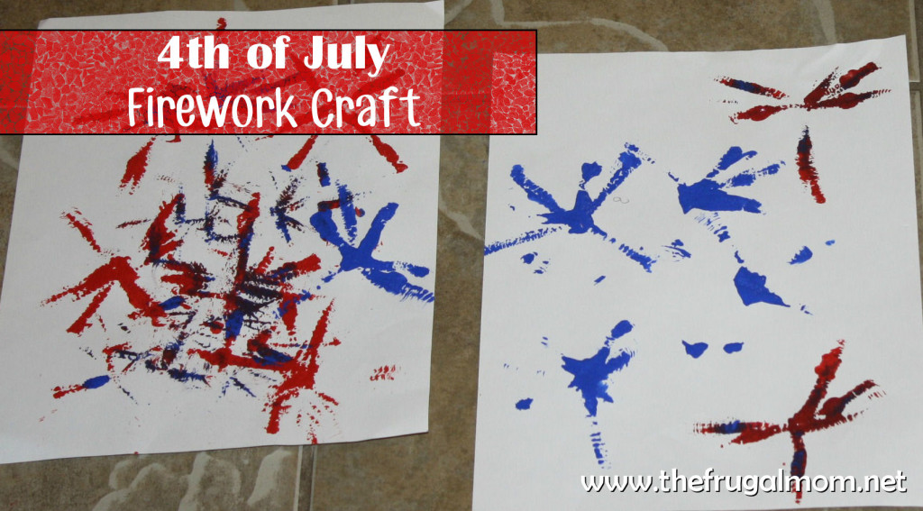 4th of July Firework Craft from TheFrugalMom.net