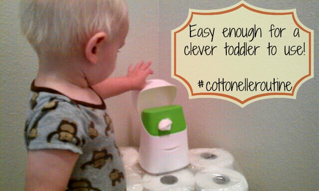 Even a toddler can participate in this #cottonelleroutine #cbias #shop