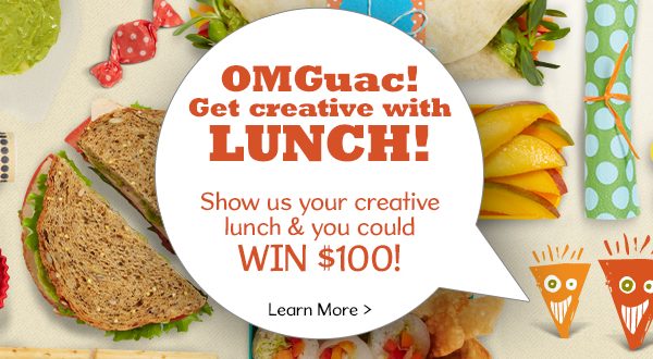 OMGuac One Lunch Two Ways @eatwholly #win
