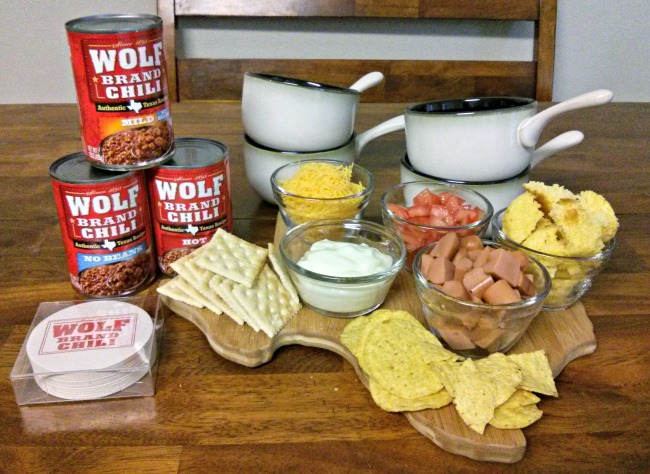 Chili Bar with Wolf Brand Chili