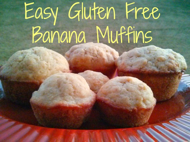 easy gluten free banana muffins