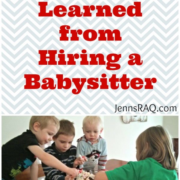 5 Things I Learned from Hiring a Babysitter