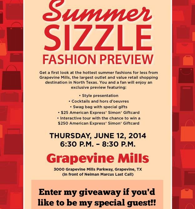 Grapevine Mills Mall Summer Sizzle Fashion Preview