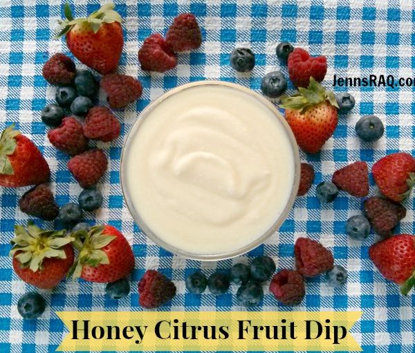 Honey Citrus Fruit Dip Recipe