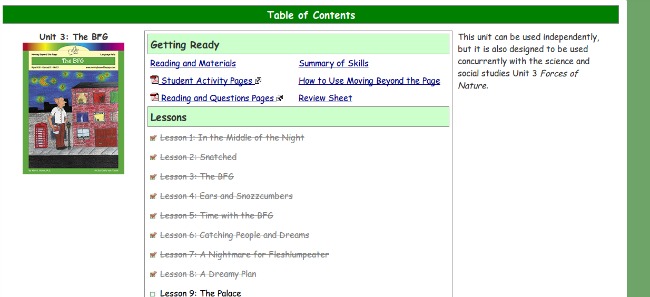 The BFG Moving Beyond the Page Online