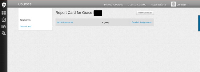 Veritas Press Self-Paced History 1815-Present Report Card