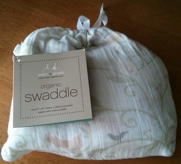 aden + anais organic swaddle blanket is great for moms and their babies