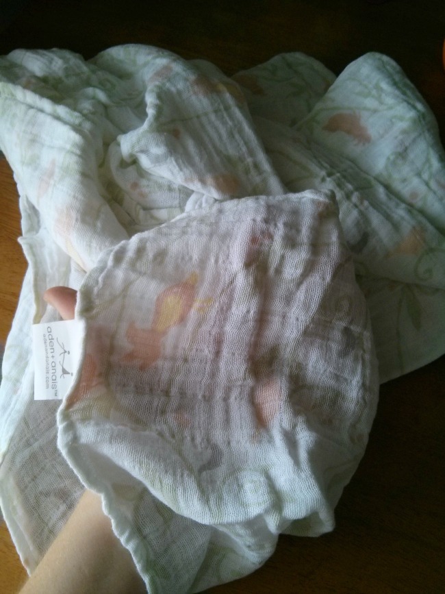 aden + anais organic swaddle texture great for mom and babies