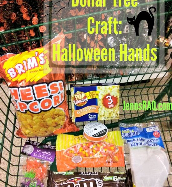 Halloween Hands – A Dollar Tree Craft!