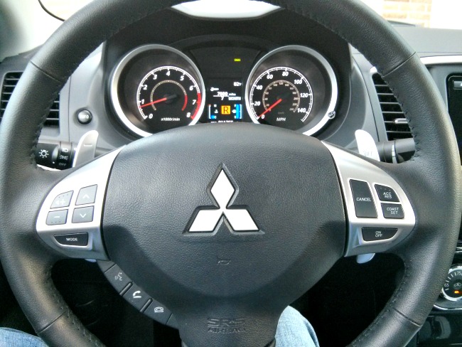 steering wheel 2014 mitsubishi lancer GT