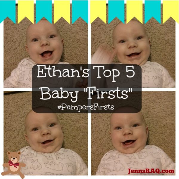 Ethan’s Top 5 Baby “Firsts” (and how to share yours!) #PampersFirsts