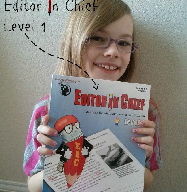 The Critical Thinking Company Editor In Chief Level 1 Review on JennsRAQ.com