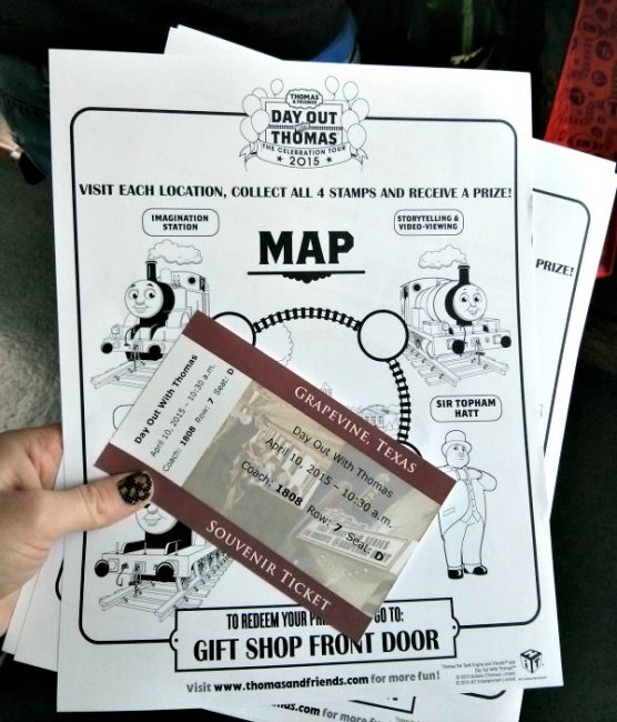 Day Out With Thomas Map and Ticket