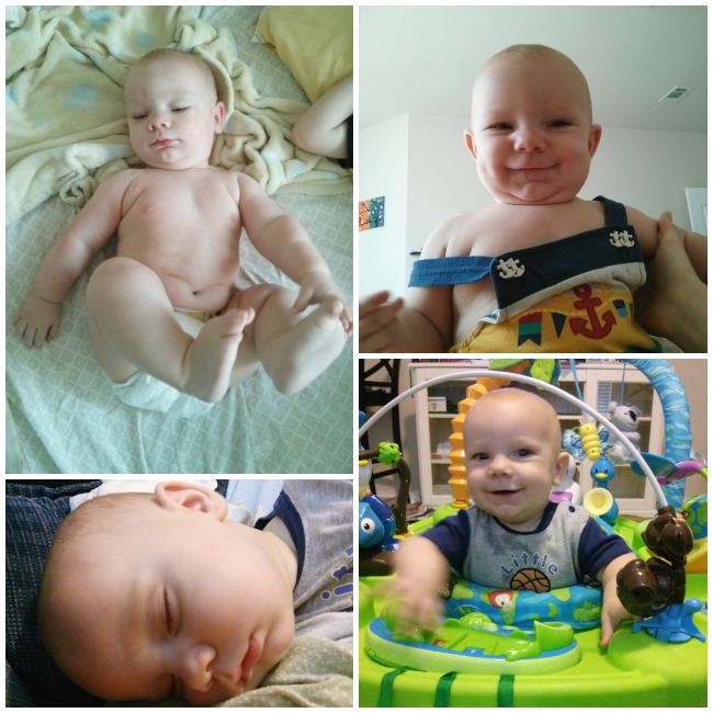 Ethan 6 Months Collage