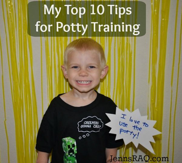 My Top 10 Tips for Potty Training #PampersEasyUps