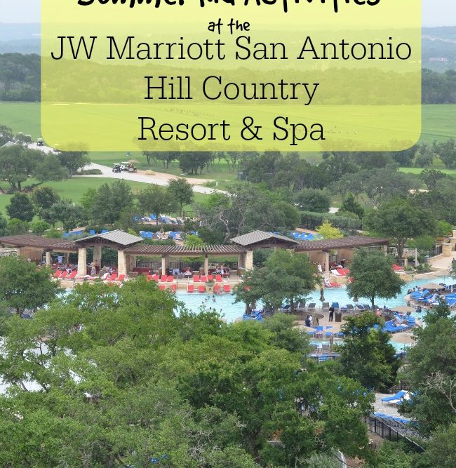 Summer Kid Activities at the JW Marriott San Antonio Hill Country Resort & Spa from JennsRAQ.com
