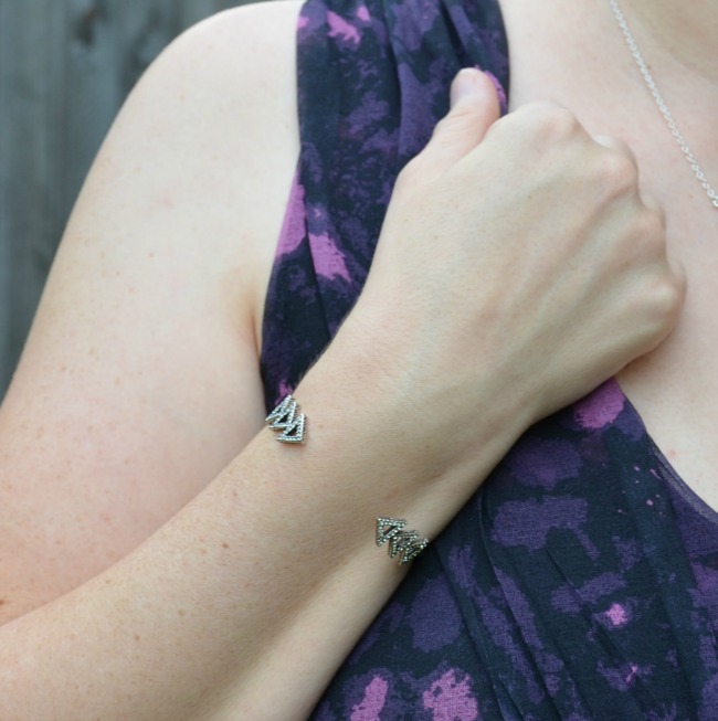 House of Harlow 1960 Tessellation Cuff in Silver from Rocksbox as featured on JennsRAQ.com