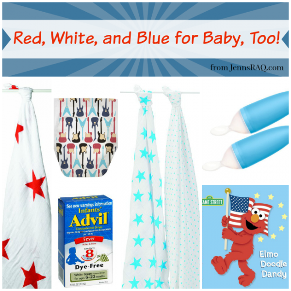 Red White and Blue for Baby Too