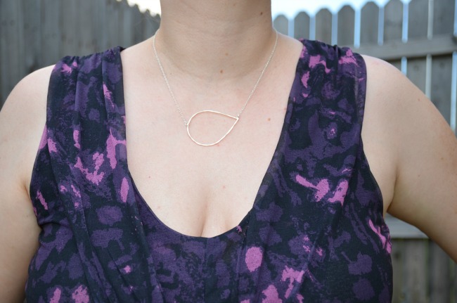 Petal Necklace in Sterling Silver by Lotus Jewelry Studio from RocksBox Jewelry as seen on JennsRAQ.com