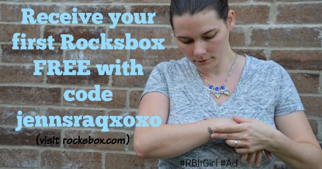Try Rocksbox for free for a month with code jennsraqxoxo at Rocksbox.com