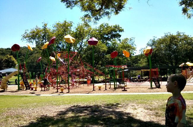 Try new playgrounds, pools, or parks - #LiveBrighter with kids as seen on JennsRAQ.com