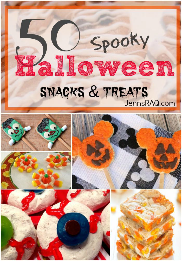 50 Spooky Halloween Snacks and Treats as seen on JennsRAQ.com