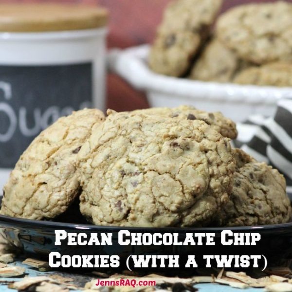 Pecan Chocolate Chip Cookies (with a twist)