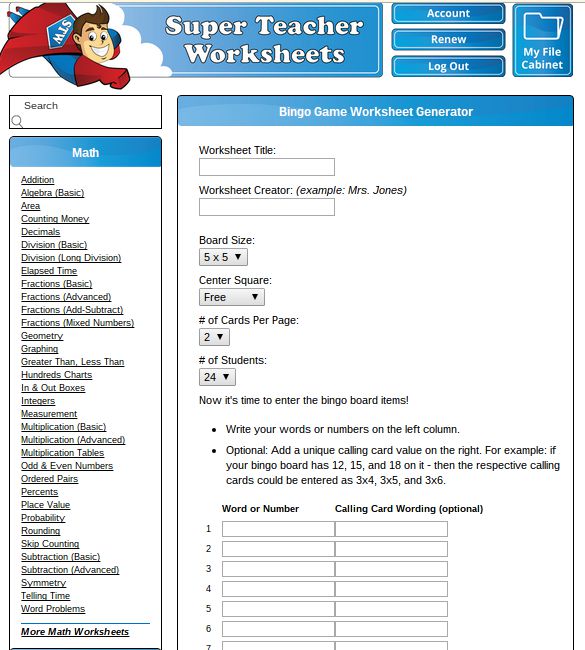 Super Teacher Worksheets Review - Real And Quirky