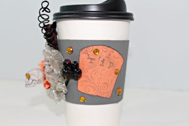 DIY Halloween Coffee Cup Gift