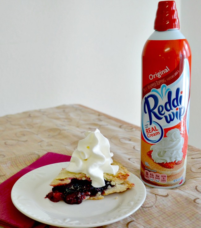 Marie Callender's Razzleberry Pie and Reddi-wip #ShareTheJoyOfPie AD