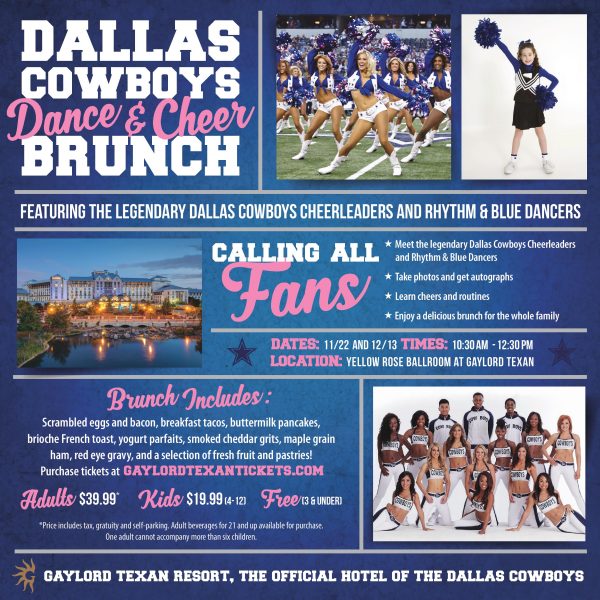 Dallas Cowboys Dance & Cheer Brunch at Gaylord Texan Resort