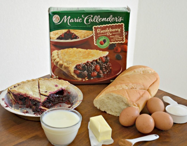 Razzleberry French Toast Breakfast Casserole ingredients as seen on JennsRAQ.com #ShareTheJoyOfPie AD
