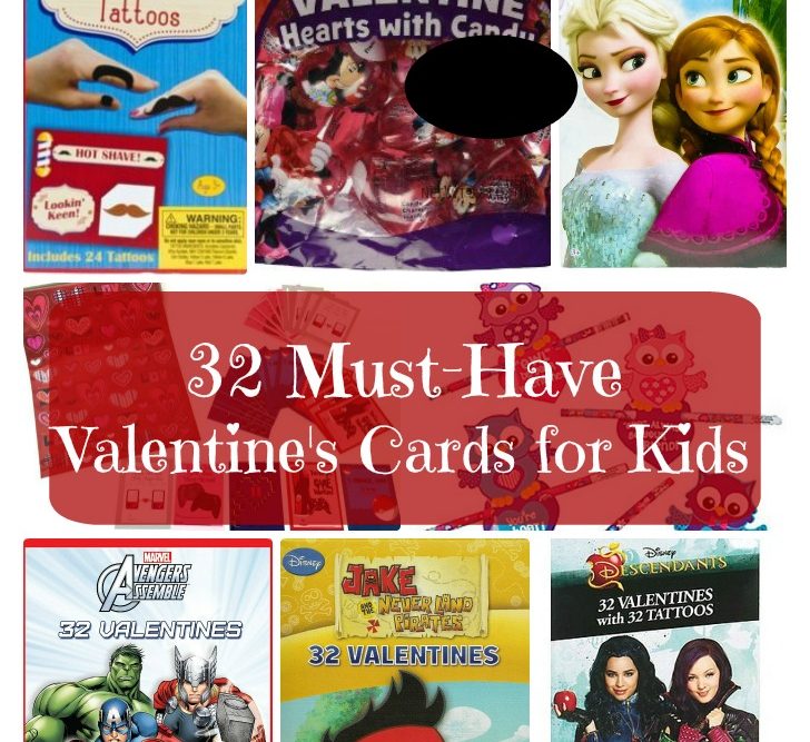 32 Must-Have Valentine's Cards for Kids as seen on JennsRAQ.com