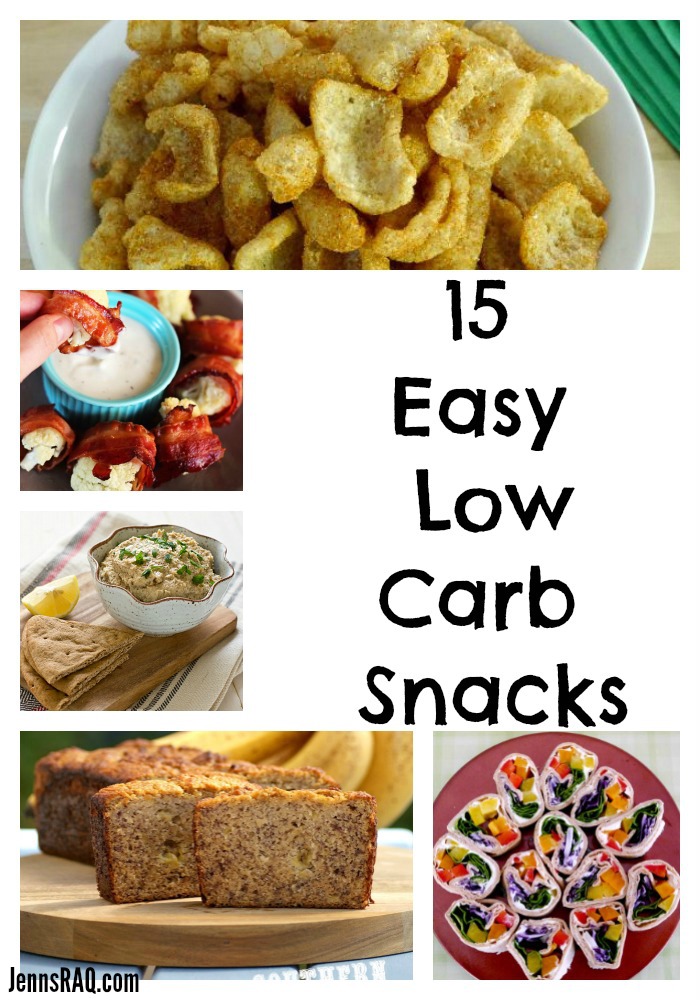 15 Easy Low Carb Snacks as seen on JennsRAQ.com