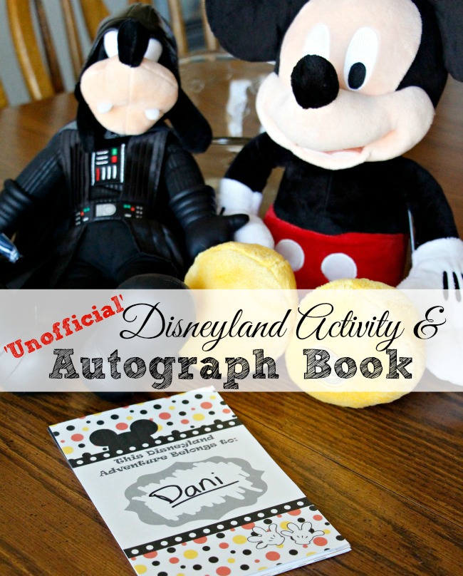2016 Unofficial Disneyland Activity & Autograph Book by BusyMomsHelper