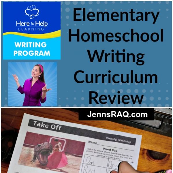 Here to Help Learning Homeschool Writing Program