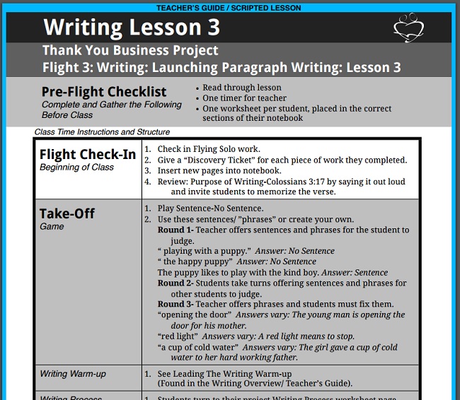 Here to Help Learning Writing Lesson - A great homsechool writing curriculum for elementary students as seen on JennsRAQ.com