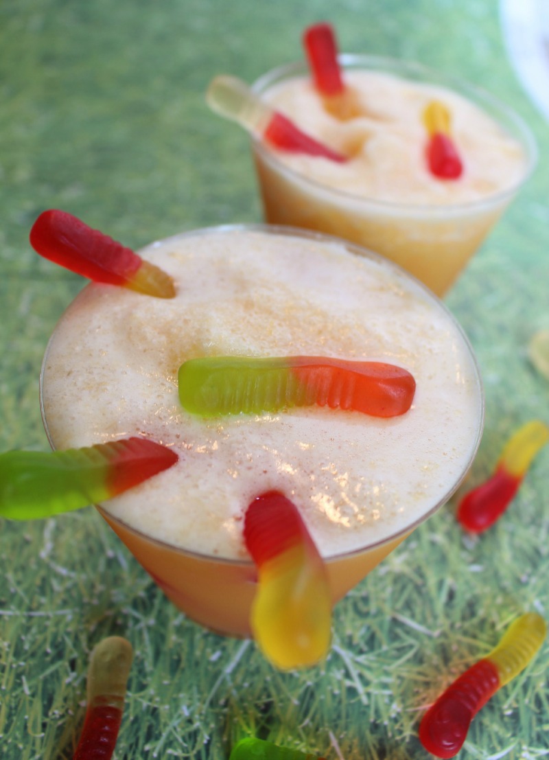 Gummy Worm Slushy Punch - Perfect for parties and playdates for kids