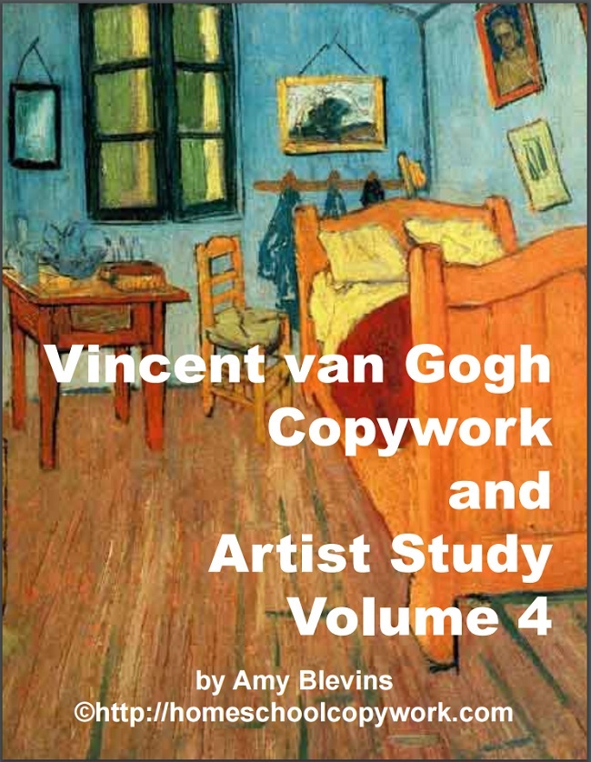 Vincent van Gogh Copywork and Artist Study as seen on Homeschool Copywork