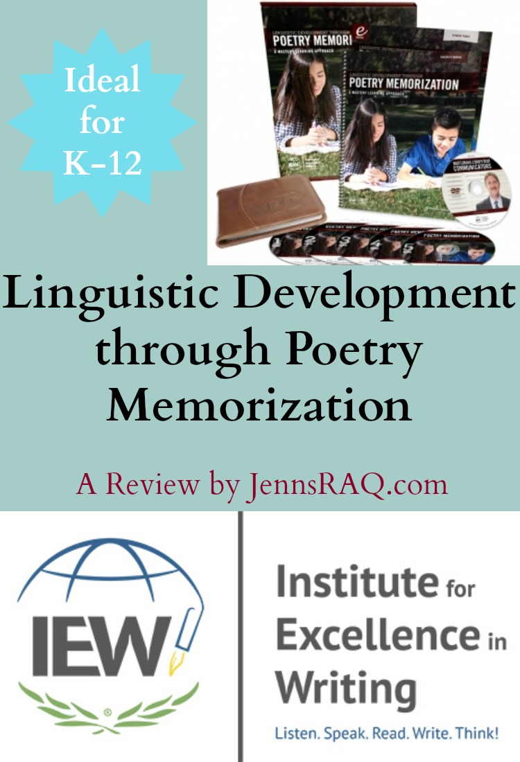 Linguistic Development through Poetry Memorization - A review by JennsRAQ.com