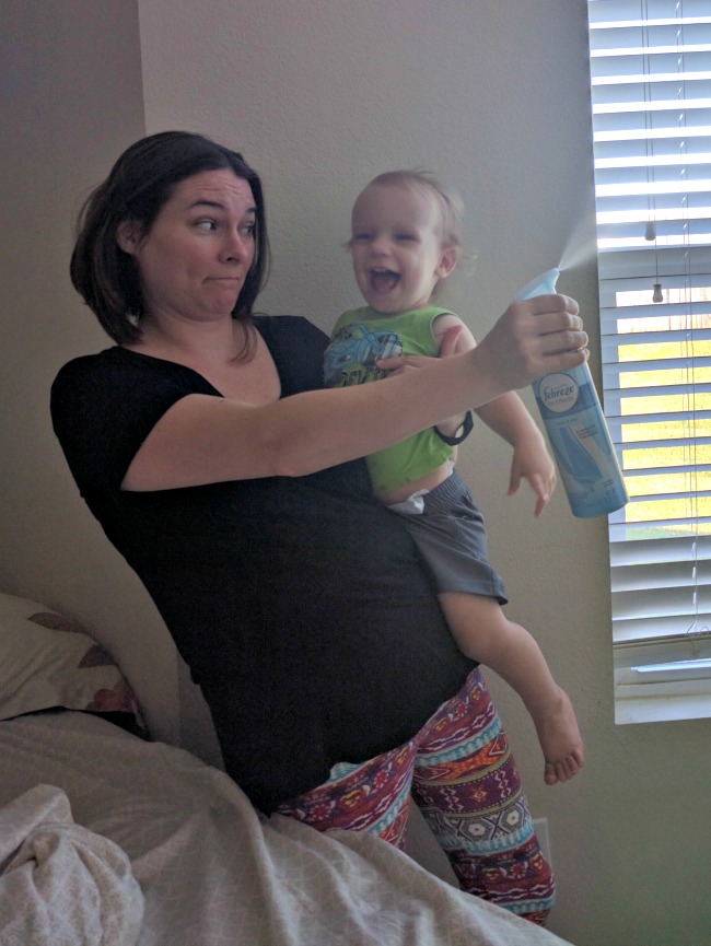 Cleaning Up After my Toddler with P&G Febreze