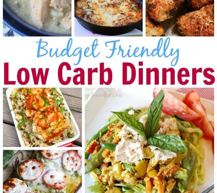 Budget Friendly Low Carb Dinners as seen on JennsRAQ.com
