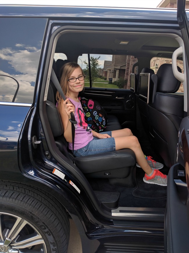 Lexus LX570 is a smooth ride for back to school and great for transporting a large family