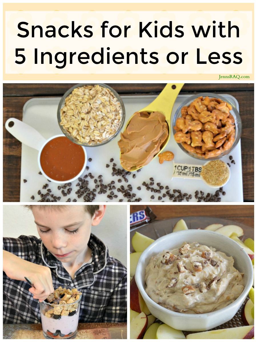 Snacks for Kids with 5 Ingredients or Less