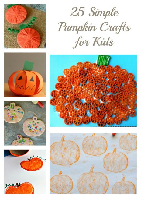 25 Easy Pumpkin Crafts for Kids - Real And Quirky