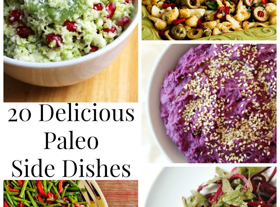 20 Delicious Paleo Side Dishes as seen on JennsRAQ.com