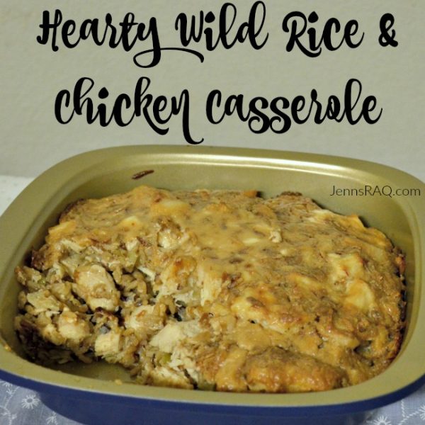 Hearty Wild Rice & Chicken Casserole (GIVEAWAY)