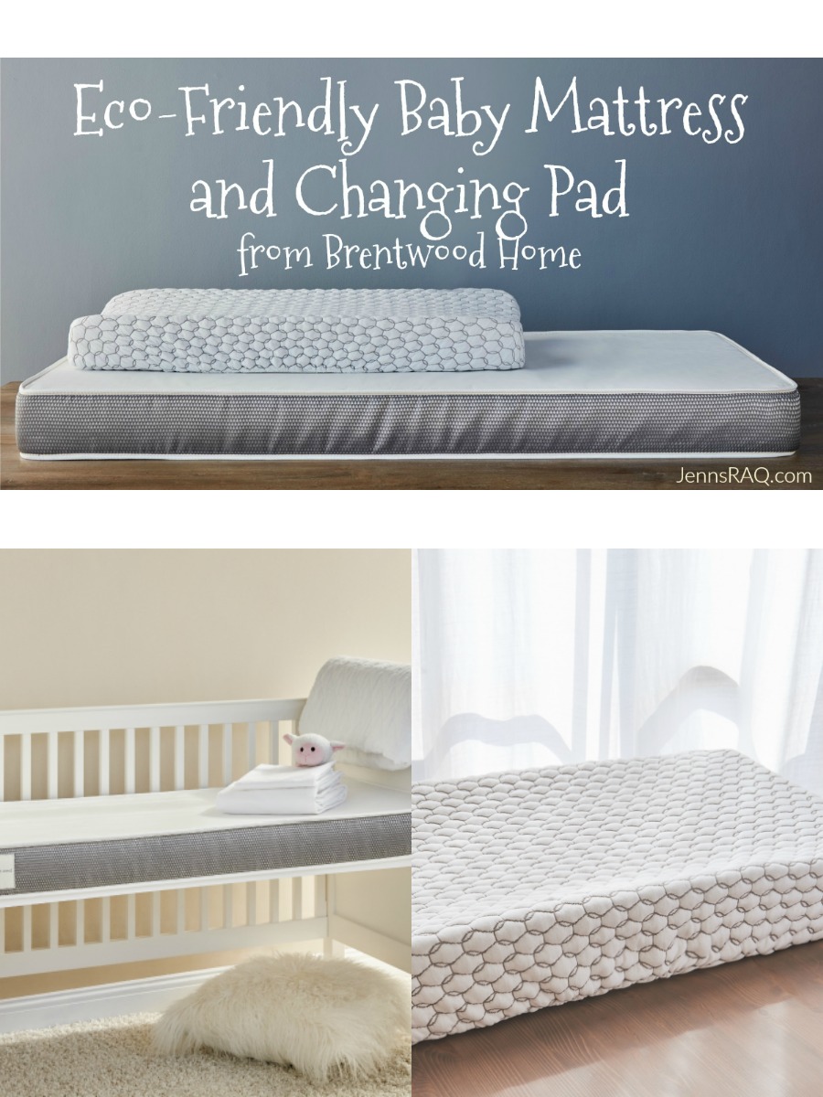Eco-Friendly Baby Mattress and Changing Pad from Brentwood Home
